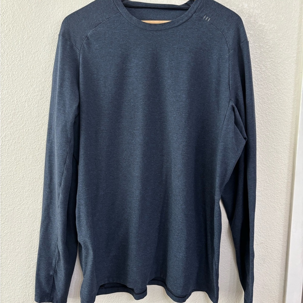 Lululemon Men's Navy Long Sleeve Shirt size XXL
